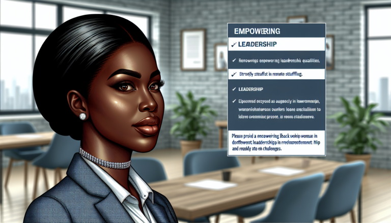 découvrez l'histoire inspirante d'une pionnière qui a lancé la première agence de recrutement d'assistants virtuels, détenue par une femme noire, aux philippines. un témoignage fort sur l'entrepreneuriat et l'autonomisation des femmes dans le secteur numérique.